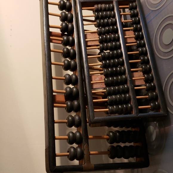 Bead Arithmetic Chinese Abacus 8.5 x 4in - Picture 3 of 4